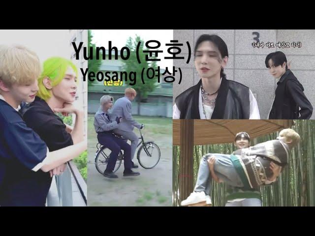 Yunho (윤호) and Yeosang (여상) | ATEEZ YUNSANG compilation