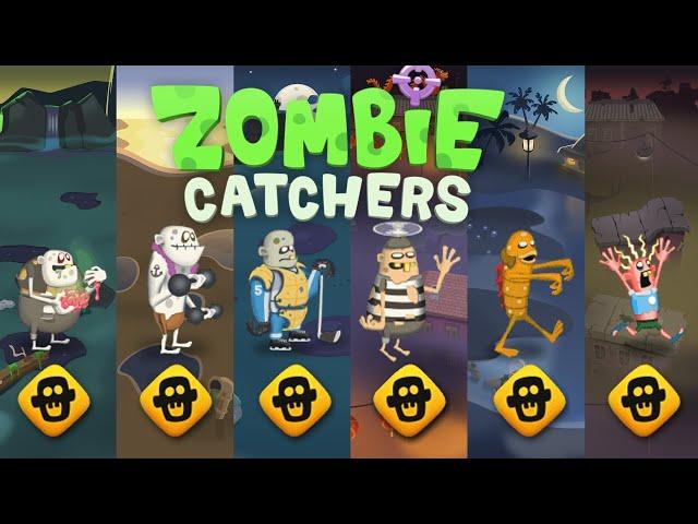 zombie catchers all  Level 5 zombies