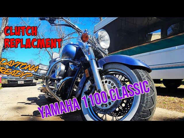 Clutch replacement in a Yamaha 1100 Classic