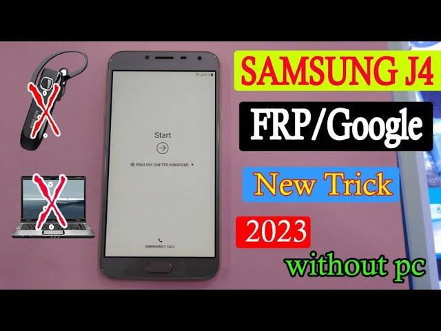 Samsung J4 (J400F) Frp Bypass/SM-J400F Google Account Remove 2023 Without PC