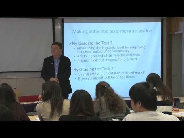 University of Essex | Authenticity in TESOL (Teaching English to Speakers of Other Languages)