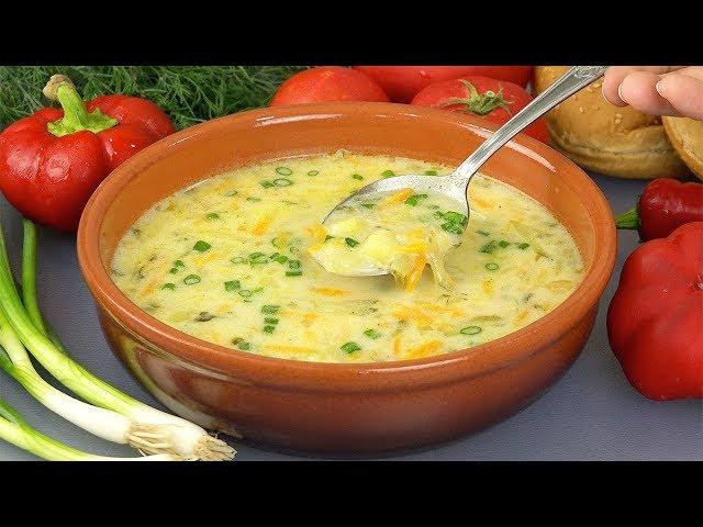 Soup with Pickled Cucumbers with Sour Cream. Soup RECIPE