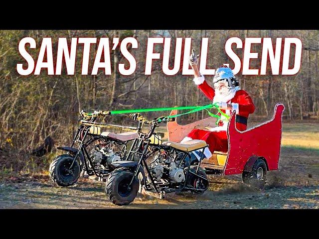 We Built a Mini Bike Chariot Racer for Santa Claus | 2024 Holiday Special