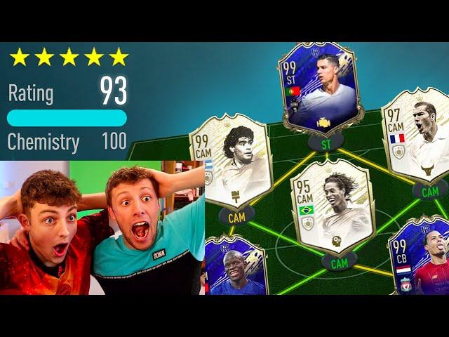 MY BRO GETS A 193 FUT DRAFT WORLD RECORD - FIFA 20