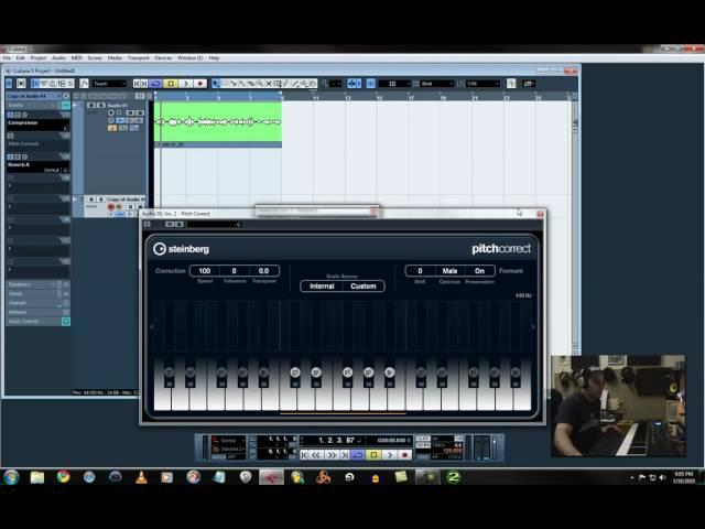 Cubase 5 Pitch correct settings for T-Pain style (Autotune)