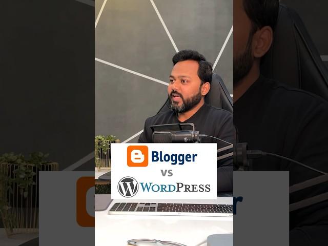 Blogger Vs WordPress? Which is best for blogging #viral #blogging #digitalmarketing #shorts