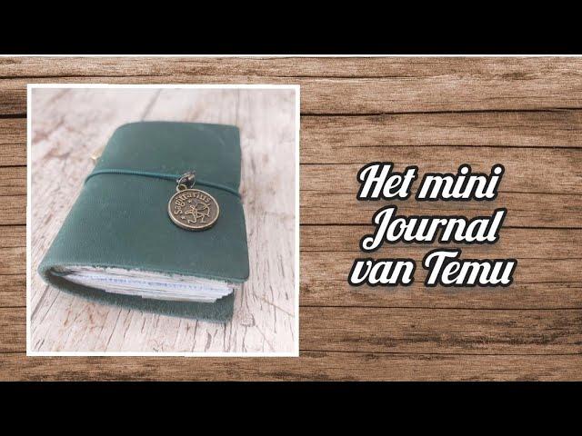 mini journal van Temu flip through en collage met mij