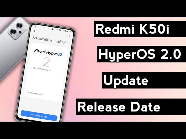 Redmi K50i Hyper OS 2 Update | HyperOS 2 Update Redmi K50i | Redmi K50i HyperOS 2 Update Not Receive