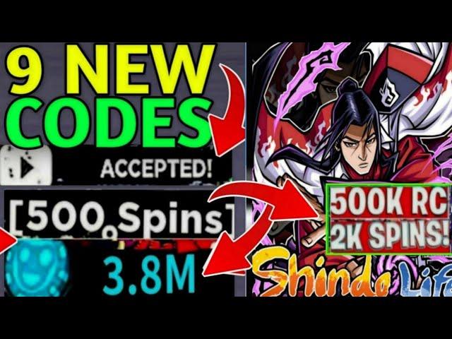 UPDATESHINDO LIFE CODES FOR SPINS OCTOBER 2024 - ROBLOX SHINDO LIFE CODES