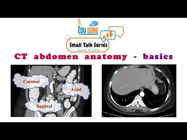 CT Abdomen anatomy - Radiology lectures - small talk series - Edusurg clinics