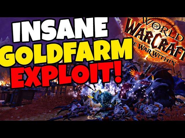 This NEW Goldfarm EXPLOIT is INSANE! TWW Goldfarming Cloth Exploit