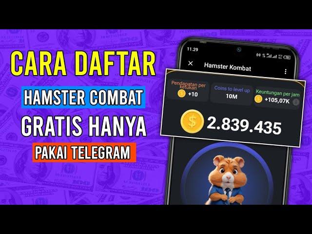 CARA DAFTAR HAMSTER COMBAT TERBARU DI TELEGRAM