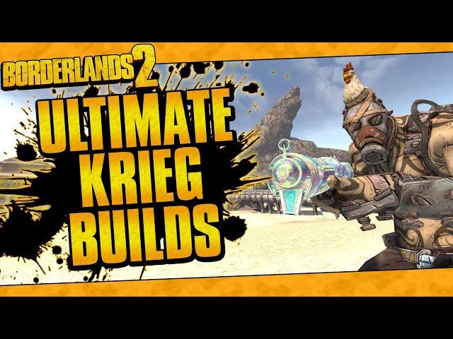 Borderlands 2 | OP10 Ultimate Krieg Builds (Solo All Content!)