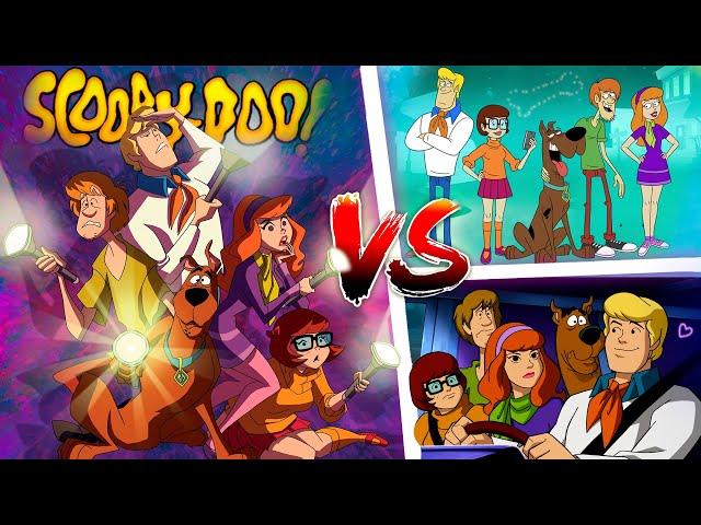 Classic Scooby-Doo VS Scooby-Doo: The Mystic Corporation and the new Scooby-Doo!