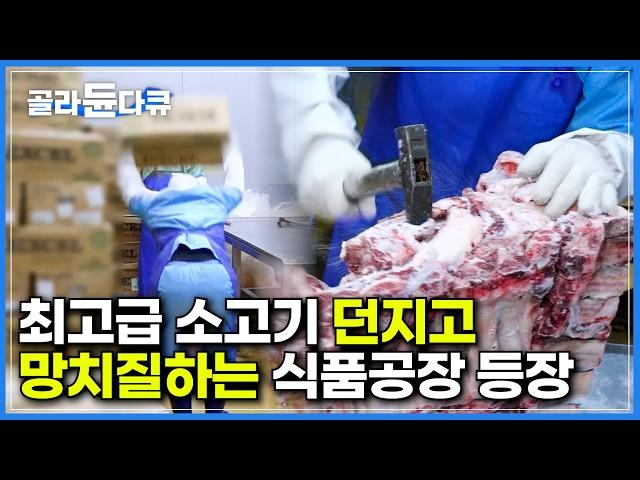 하루 20톤 생산량 따라가려면 이 방법밖에 없다.｜한순간에 고기 산더미가 사라지는 곳, 갈비탕 대량 생산 현장｜바쁜 현대인과 혼밥족을 위한 간편식 공장｜극한직업｜#골라듄다큐