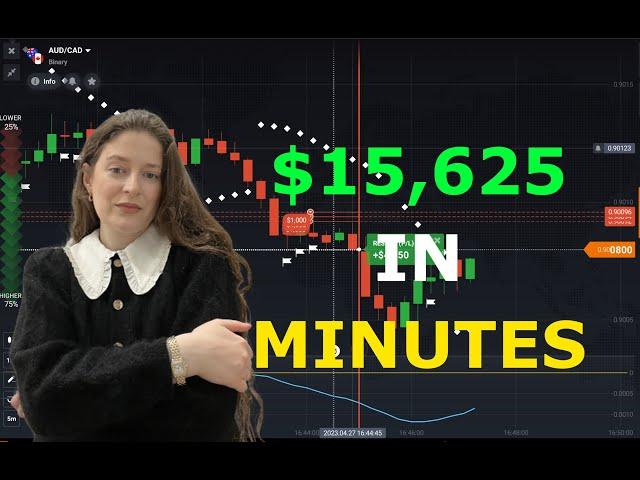 I made $15,625 in minutes | Super Iq option trading strategy