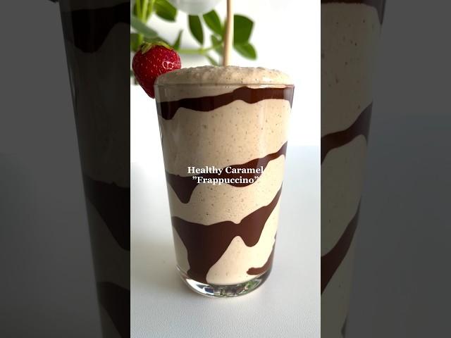 Healthy Caramel ”Frappuccino” #healthyrecipes #easyrecipes #healthyrecipe