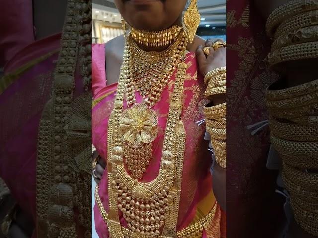 Full Bridal Gold Jewellery/100 Savaran/Trending Collection #goldjewellery #shortsfeed #viral #shorts