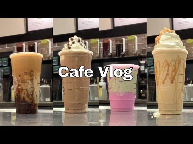 Starbucks Cafe Vlog | Target Starbucks | ASMR