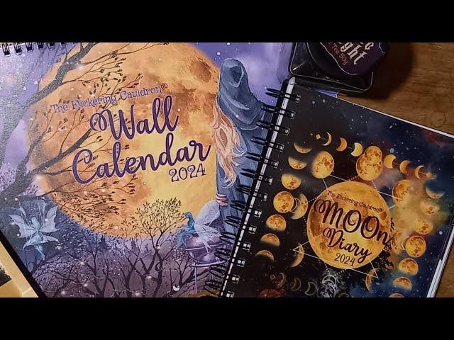 the Flickering Cauldron Moon Diary 2024 & Wall Calendar