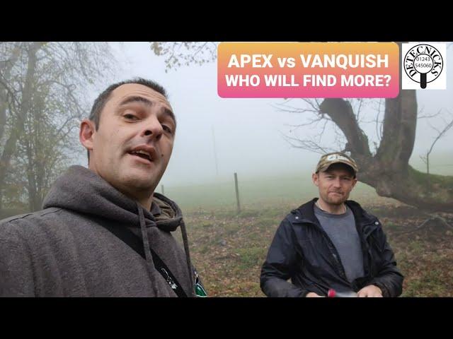 Garrett Apex vs Minelab Vanquish.  who will find the most?