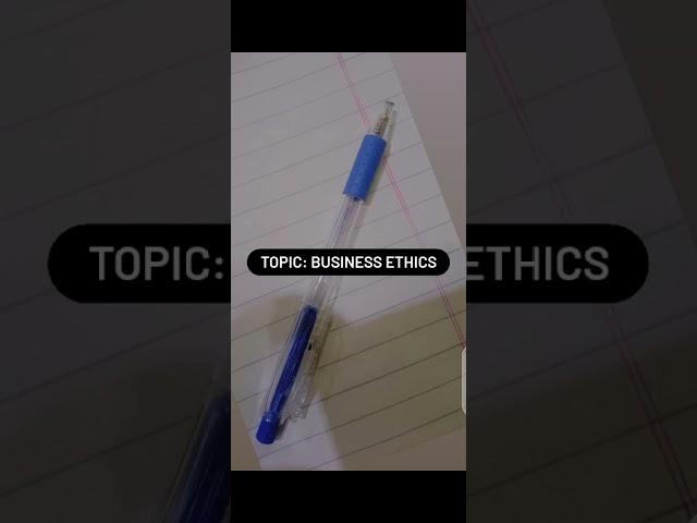 Business Ethics | By Sidra Rehman