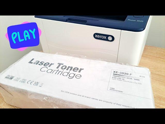 Xerox Phaser 3020 Toner Laser Printer Cartridge Replacement