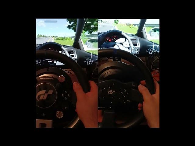 Thrustmaster T-GT II vs T300RS short test video