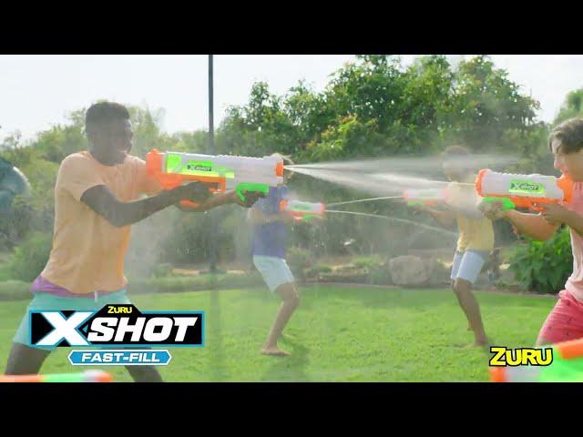 X-Shot Water Fast-Fill Skins - Nano Water Blaster by ZURU (Styles Vary)