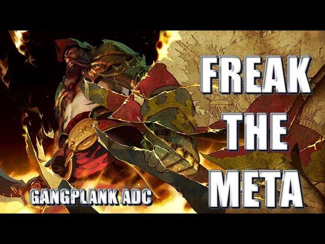 THE SCALING IS AMAZING!!! (Freak the Meta: Gangplank ADC) [League of Legends]