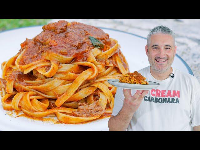 This Slow Cooked BEEF RAGU PASTA Recipe is Better than Nonna Bolognese Sauce