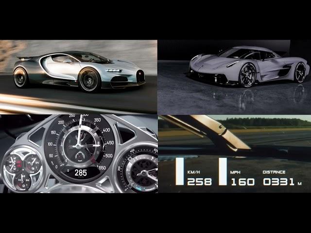 Bugatti Tourbillon vs Koenigsegg Jesko Absolut 0-400km/h