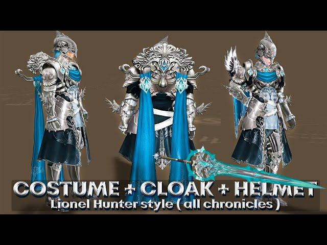 Lionel Hunter Costume, Cloak, Helmet, Sword, any chronicles by NevesOma | L2j-mod.ru