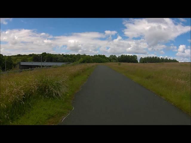 North Tyneside Cycle Route - North Shileds Fish Quay to Wallsend NCN72 POV HD