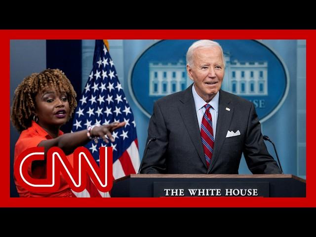 President Biden takes questions for first time at podium of the White House press briefing room