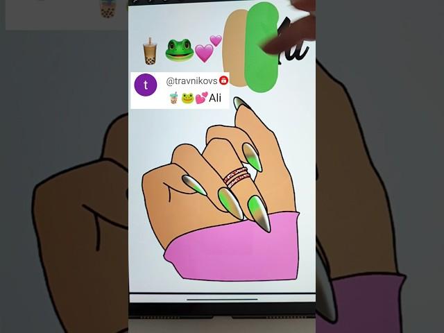 Next ? #nails #manicure #emojimix #art #cutedrawing #drawing #emojiart #artshort #dibujos #name #fyp