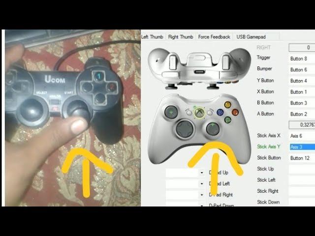 X360ce right analog fix how to set up right analog rotation light delight