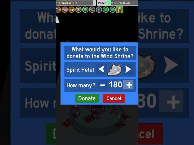 [Test Realm] Donating 100,000 Spirit Petals to the Wind Shrine!