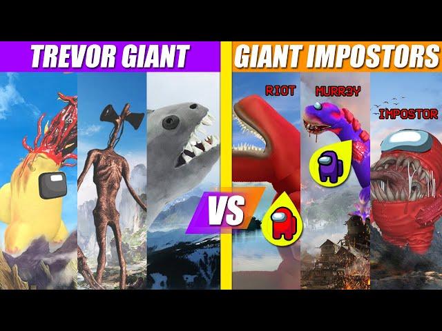 Trevor Giants vs Giant Impostors Battles | SPORE