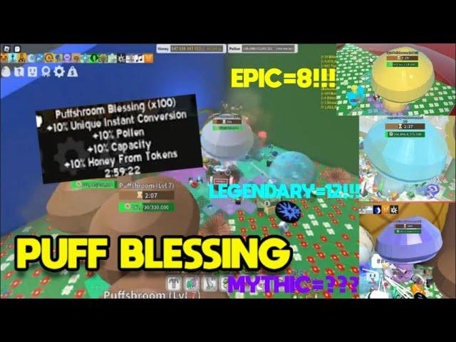 New  puffshroom Blessing (Bee Swarm Simulator)