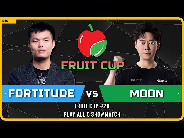 WC3 - [HU] Fortitude vs Moon [NE] - Pa5 Showmatch - Fruit Cup #28