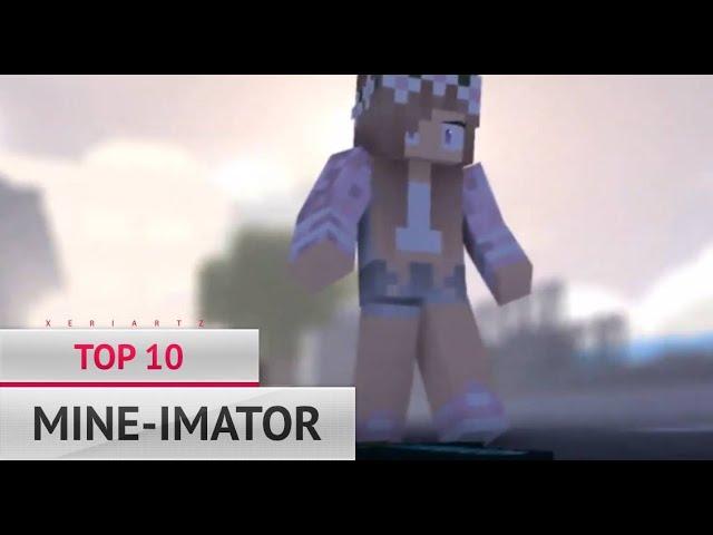  TOP 10 MINE-IMATOR INTRO TEMPLATES  (minecraft)