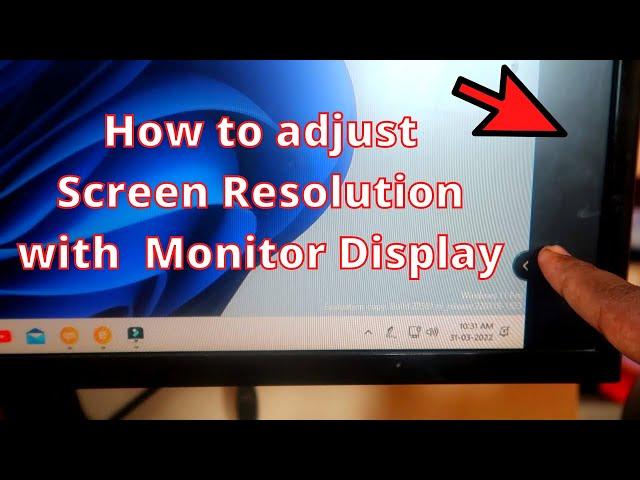 How to solve monitor resolution problem? PC display size change methods!