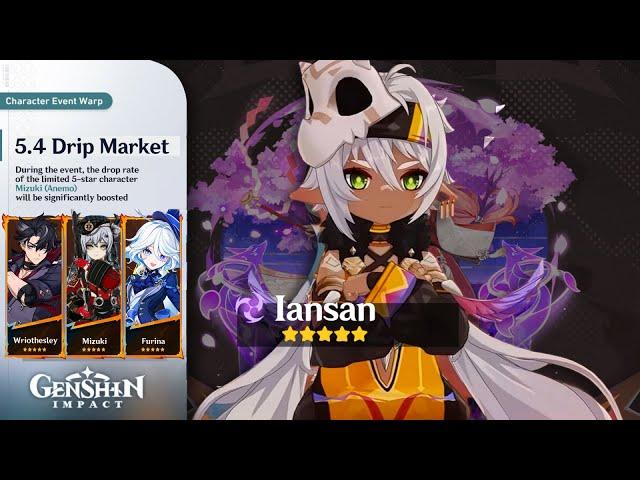 NEW 5.4 Drip Marketing DATE & NEW Character INFO | Genshin 5.4 News