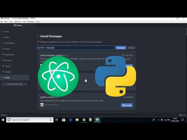 How to Set Up Atom IDE for Python on Windows 10