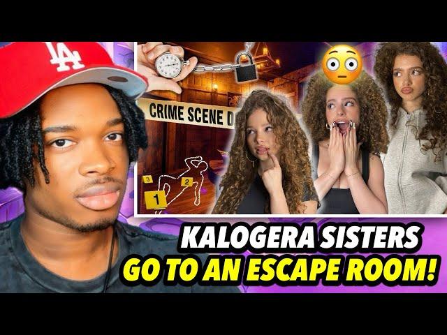 KALOGERAS SISTERS GO TO AN ESCAPE ROOM! (i got mad)