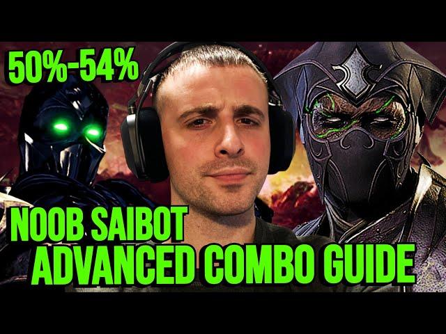 NOOB SAIBOT ADVANCED COMBO TUTORIAL! *HIGH DAMAGE* (50%-54%): MORTAL KOMBAT 1!