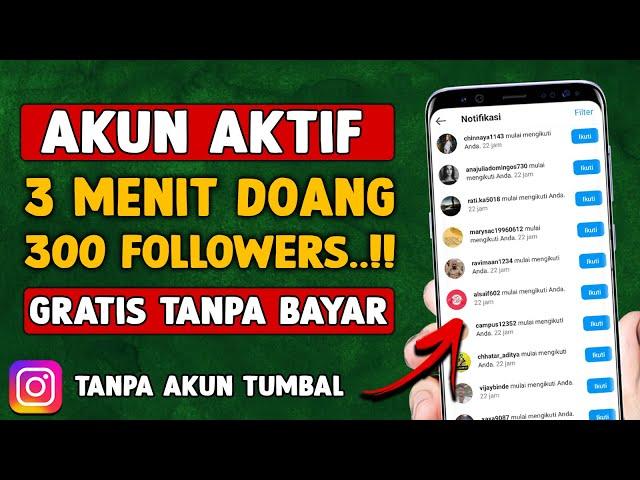 CARA MENAMBAH FOLLOWERS INSTAGRAM GRATIS 2024 PERMANEN