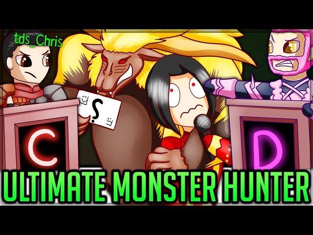 Darkside VS Cotton - Ultimate Monster Hunter Gameshow w/ Pro and Noob! (Who's the Best Hunter) #mhw