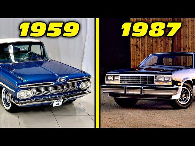 Chevrolet El Camino History / Evolution (1959 - 1987) [4K]